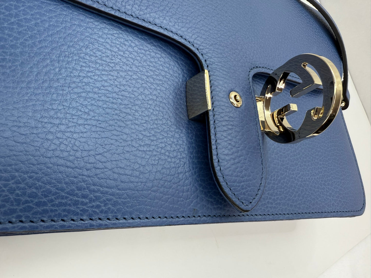 GUCCI Medium Dollar Interlocking G Shoulder Bag