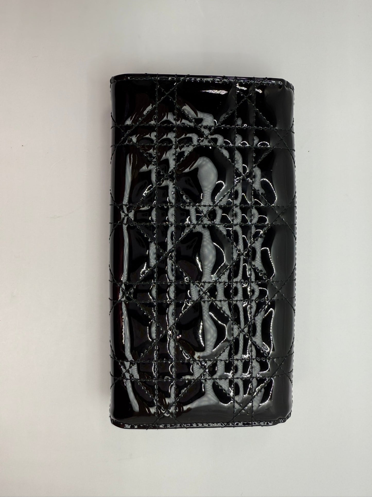 DIOR Cannage Patent leather Clutch