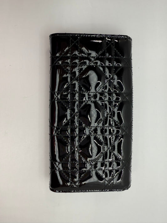 DIOR Cannage Patent leather Clutch