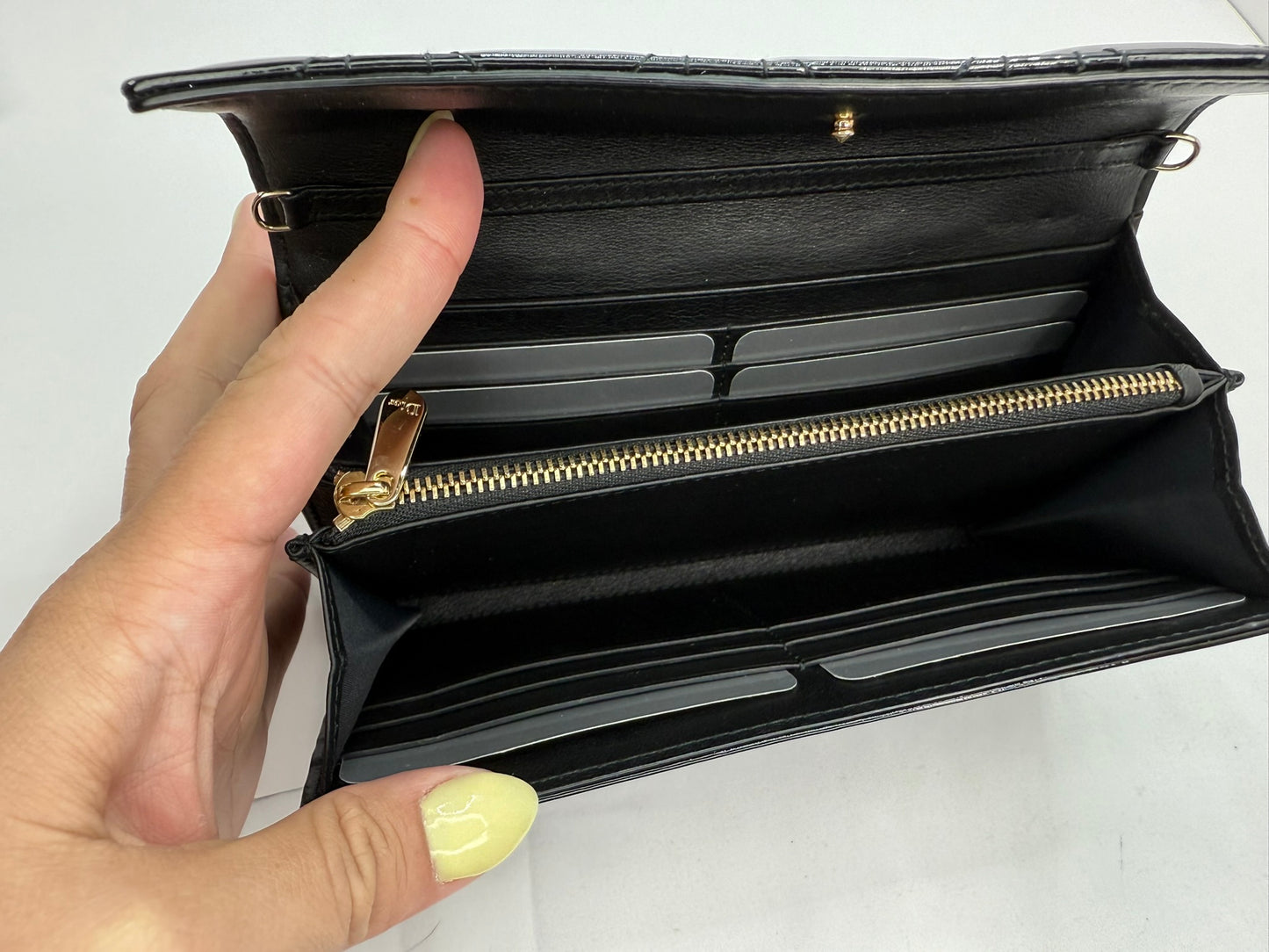 DIOR Cannage Patent leather Clutch