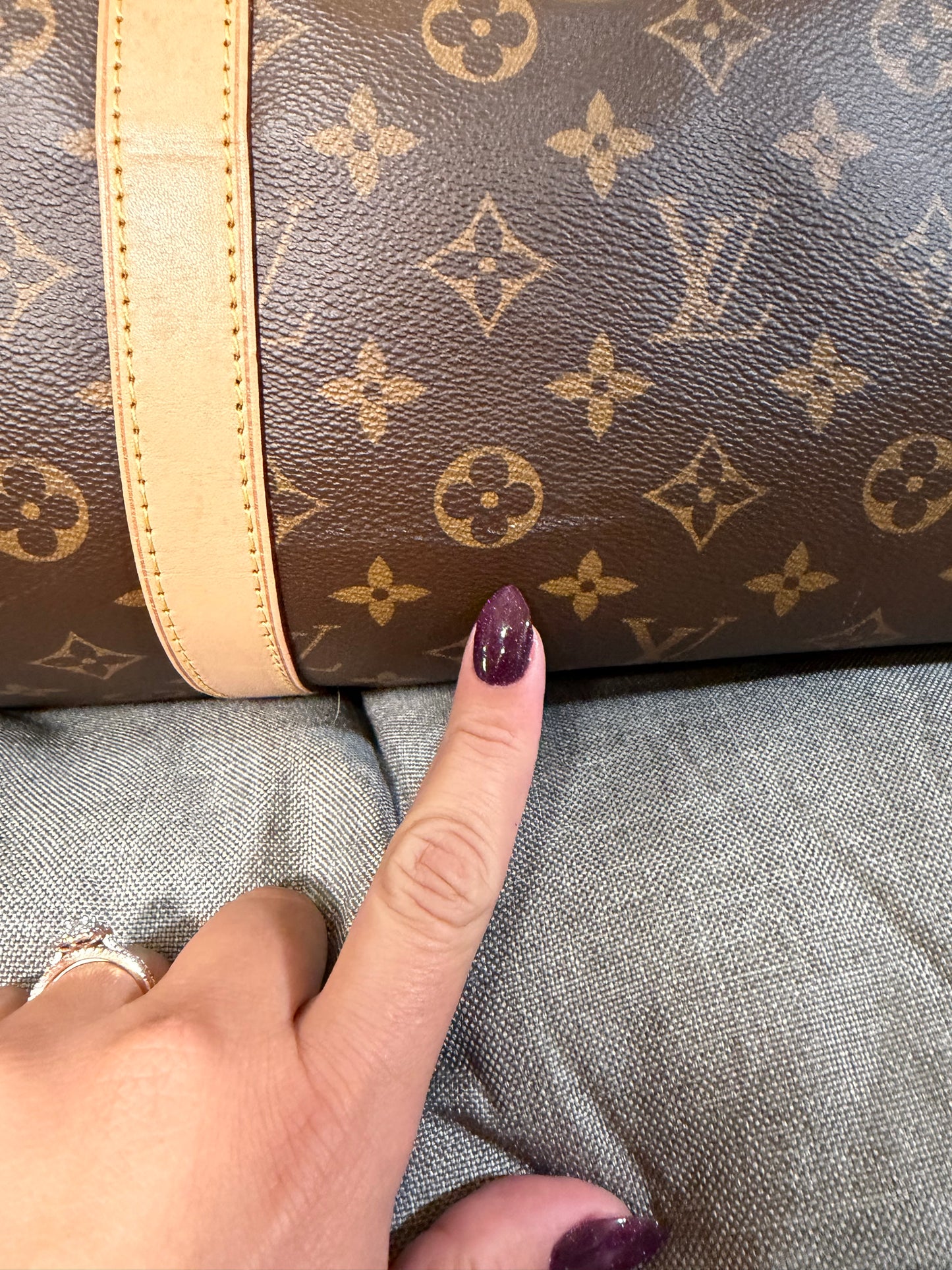 LOUIS VUITTON Keepall Bandouliere 55