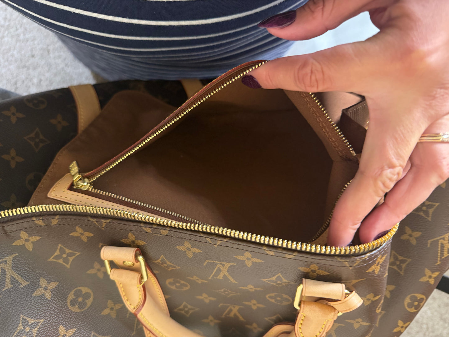 LOUIS VUITTON Keepall Bandouliere 55