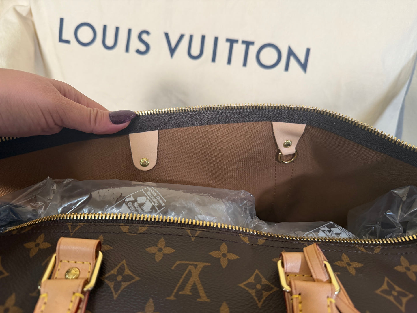 LOUIS VUITTON Keepall Bandouliere 55