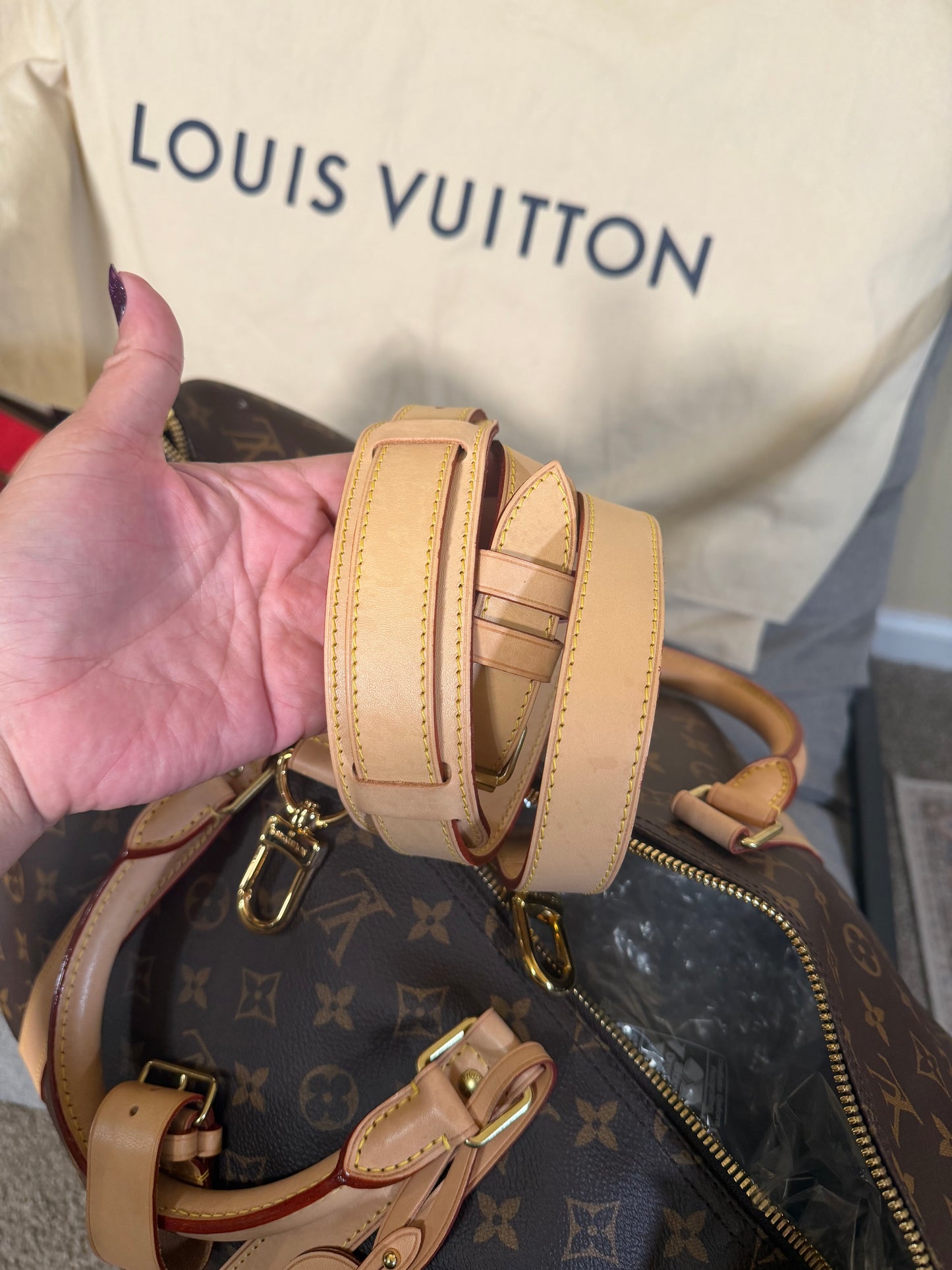 LOUIS VUITTON Keepall Bandouliere 55