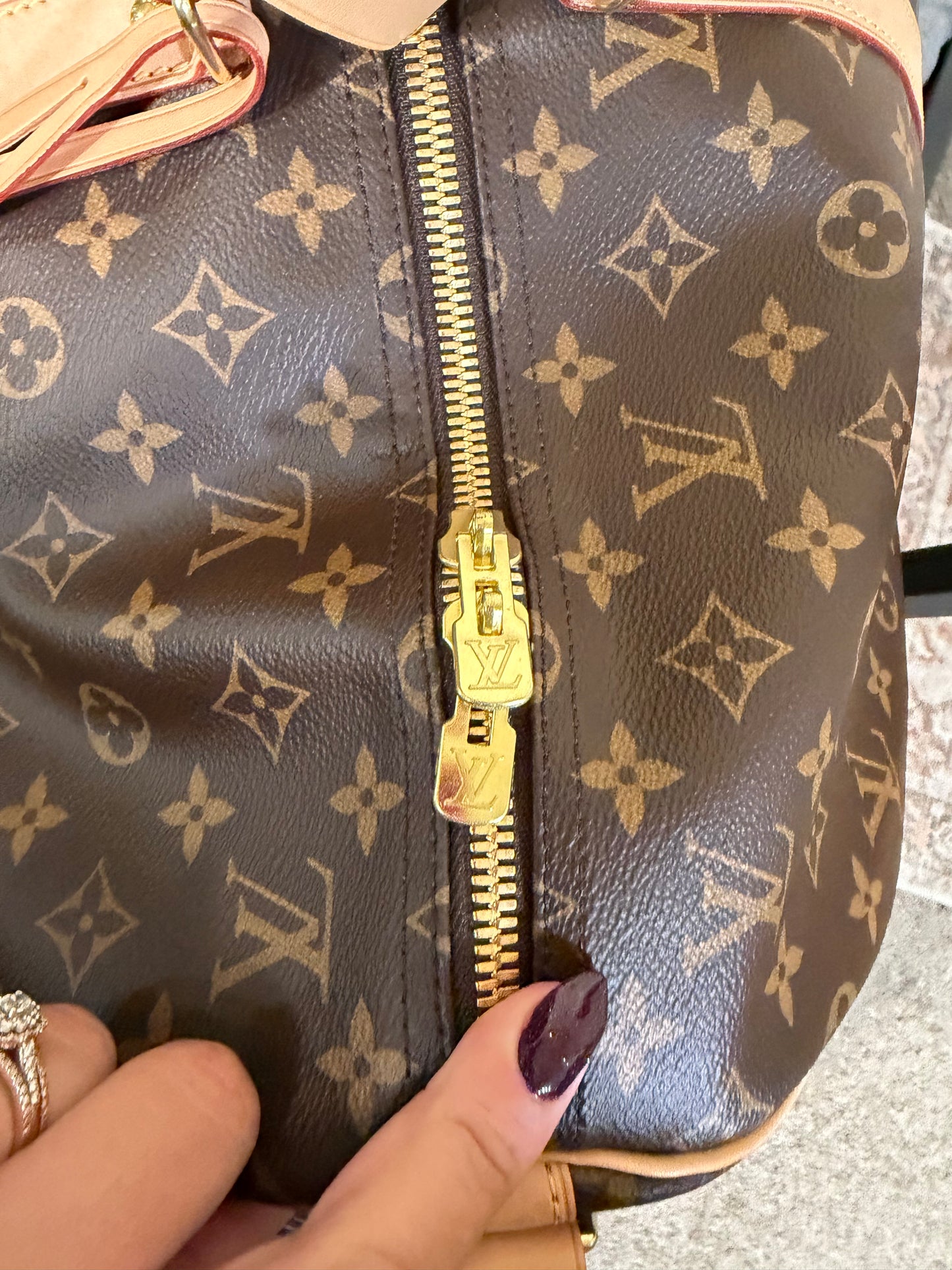 LOUIS VUITTON Keepall Bandouliere 55