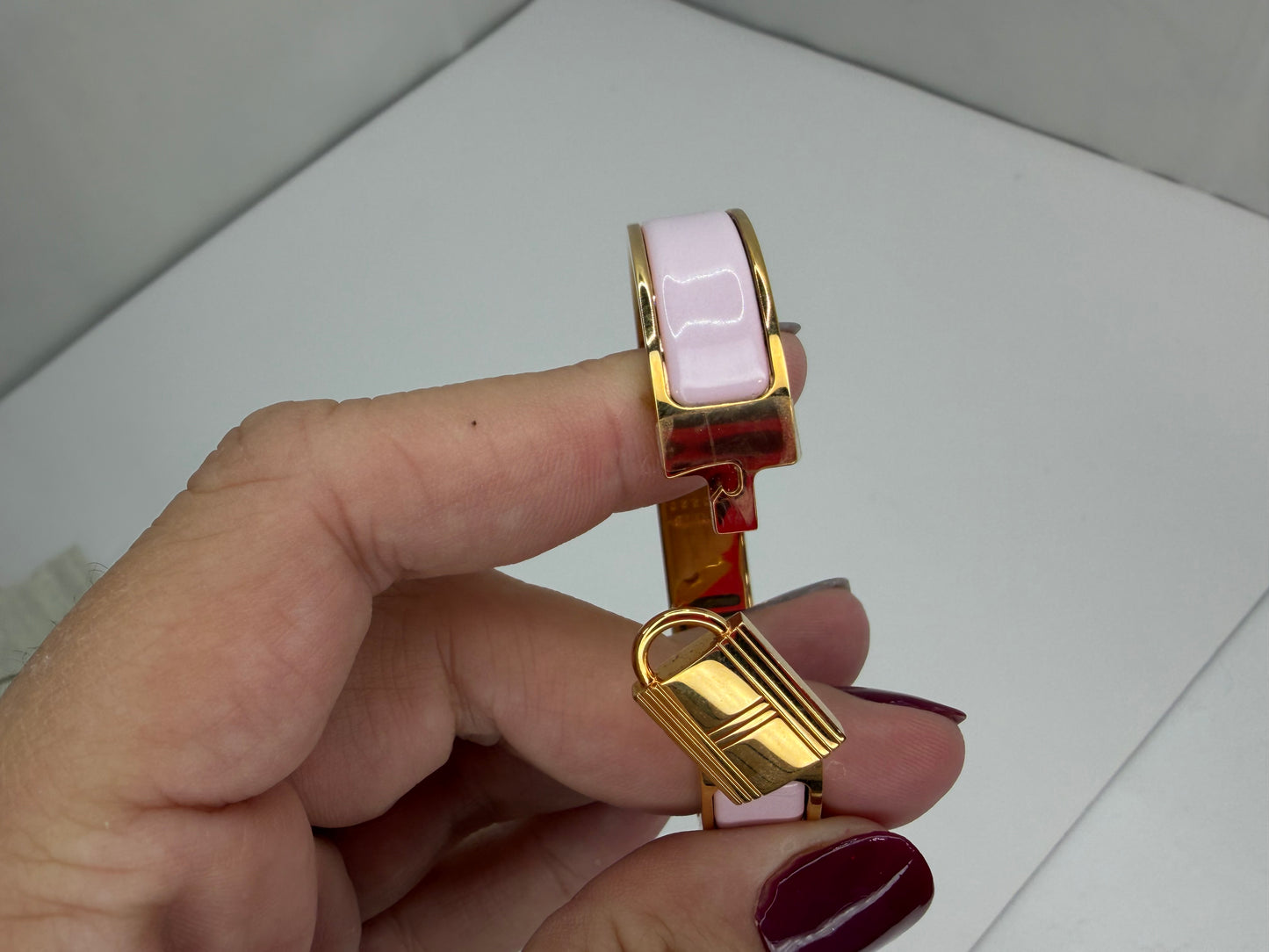 HERMES Clic Cadenas Bracelet PM