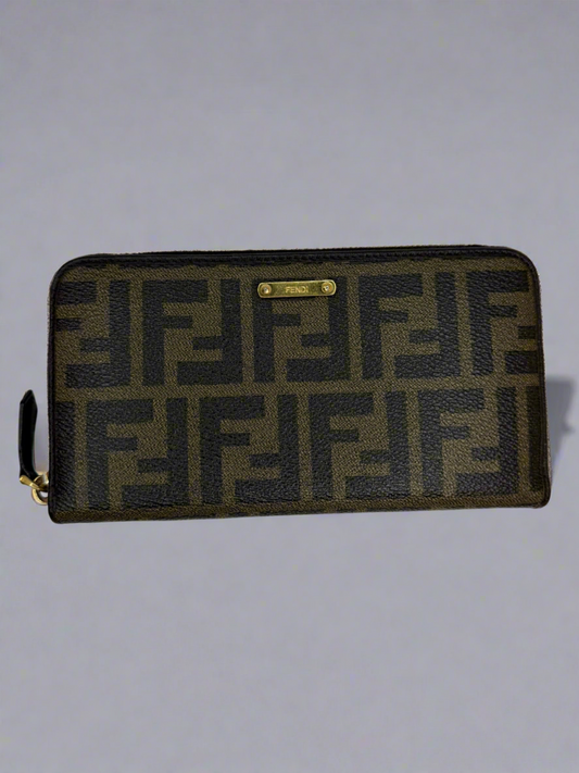 FENDI Zip Around Wallet