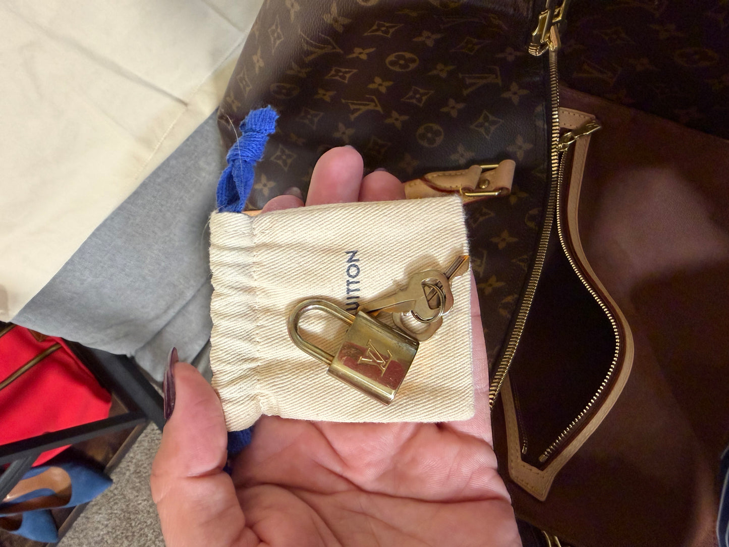 LOUIS VUITTON Keepall Bandouliere 55