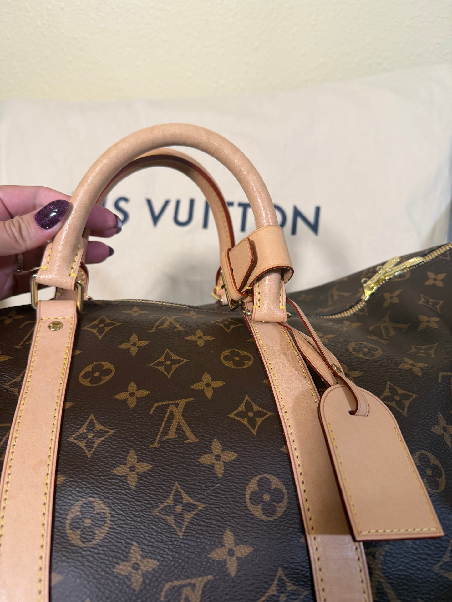 LOUIS VUITTON Keepall Bandouliere 55