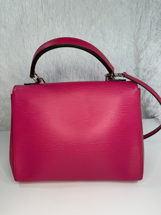 LOUIS VUITTON Cluny MM Epi Hot Pink