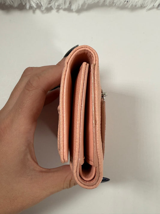 DIOR Diorama Trifold Wallet Blush Color