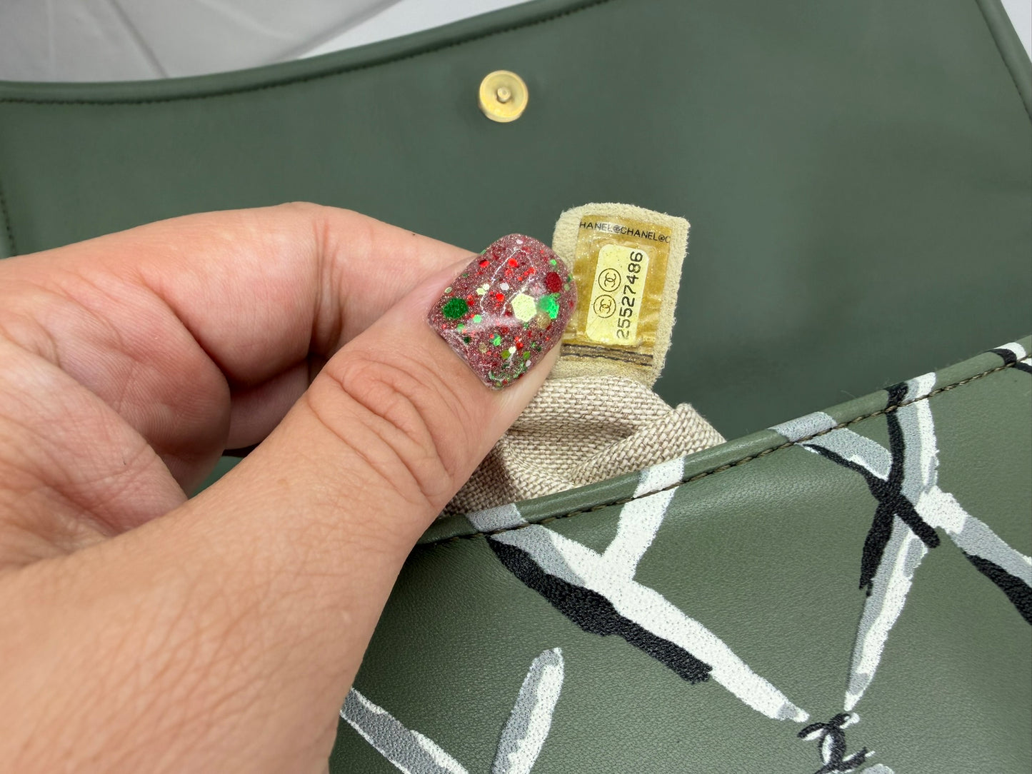 CHANEL 2018 Paris- Greece Painted Clutch