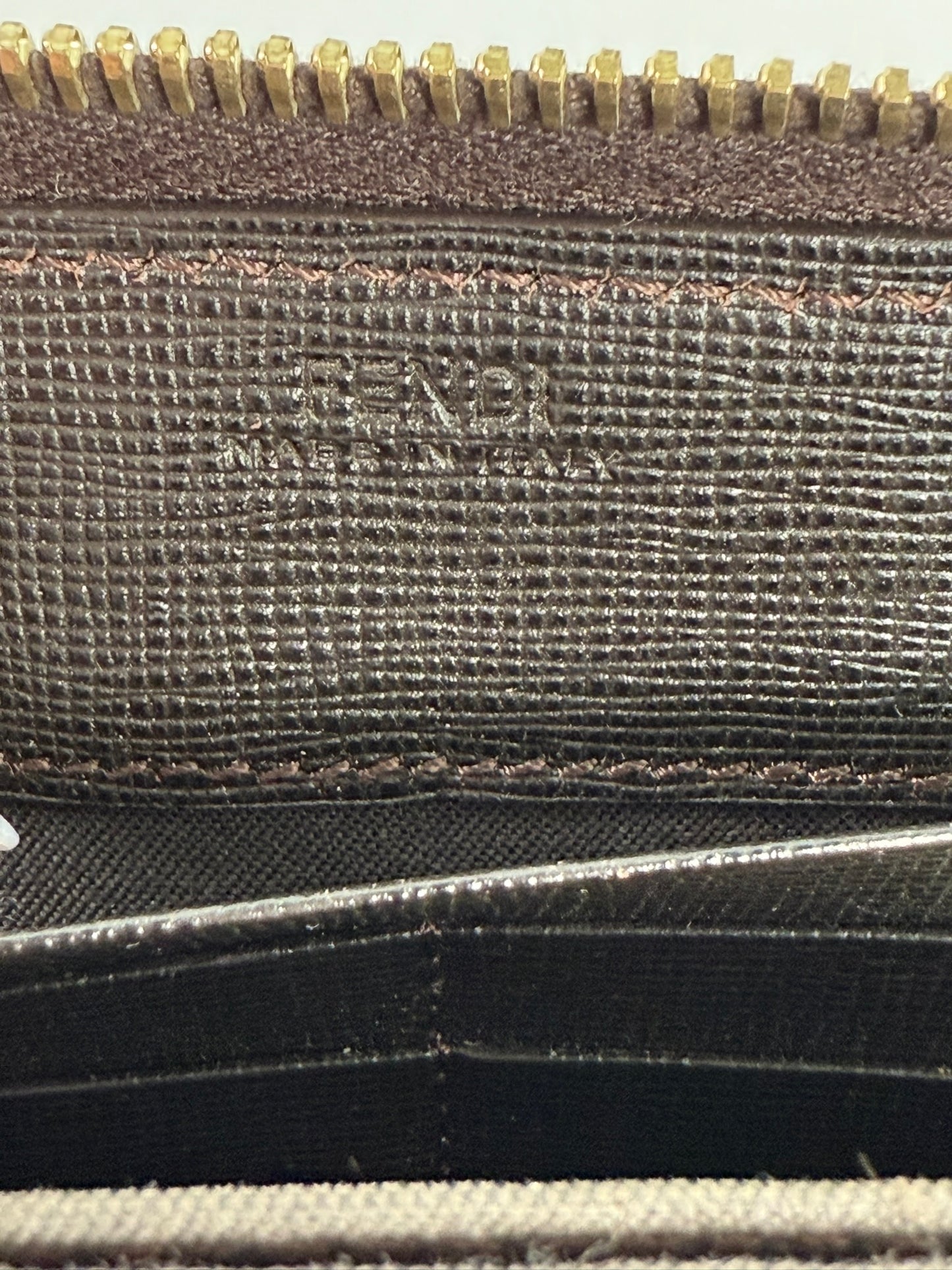 FENDI Zip Around Wallet