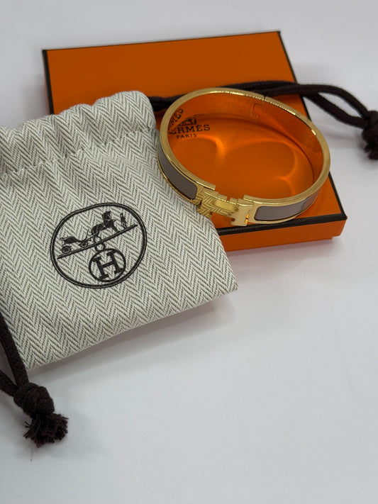 HERMES Clic H Braclet GM