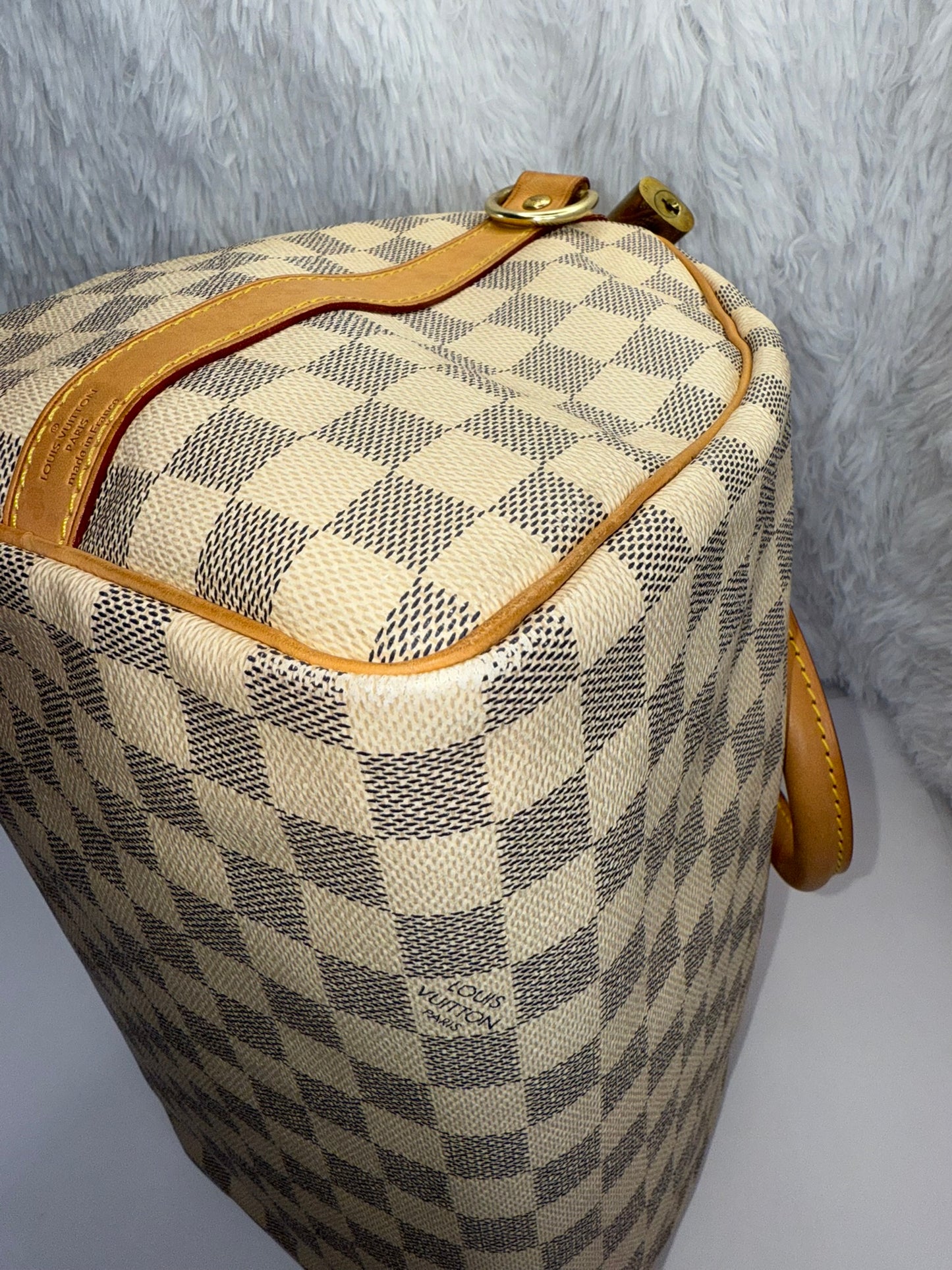 LOUIS VUITTON SPEEDY 30 BANDO DAMIER AZUR
