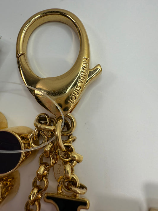 LOUIS VUITTON Fleur de Monogram Bag Charm
